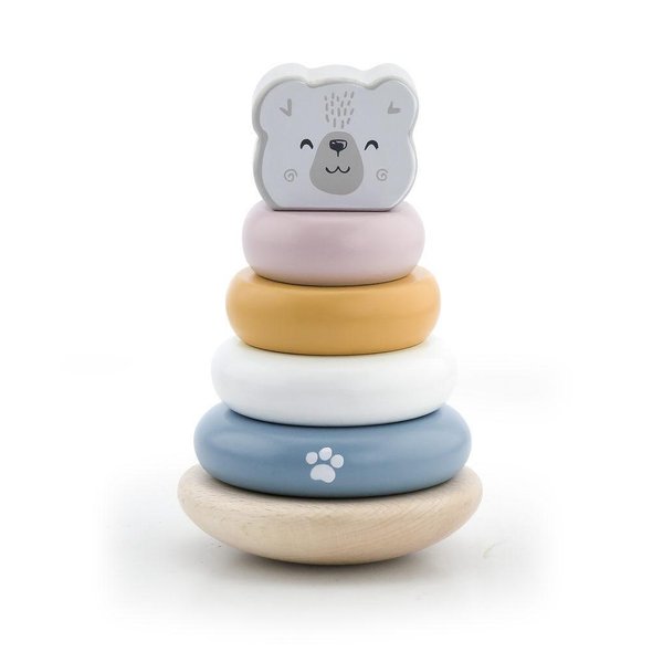 Дървено мече за нанизване Polar B, Viga Toys, играчка за развитие

9.