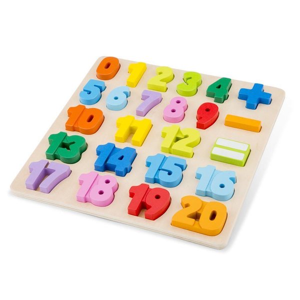 Пъзел с цифри от 1 до 20 от New Classic Toys за деца.  

18
