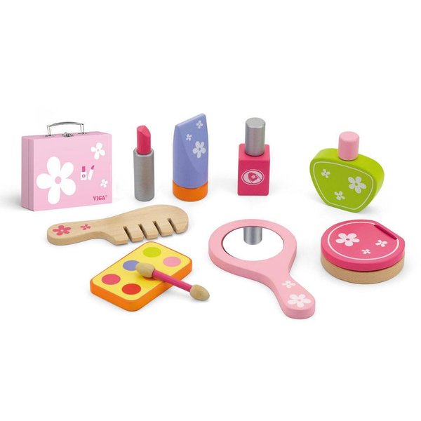 Детска играчка Грим и прическа от Viga Toys, дървена ролеви играчки за момичета, на цена 16.82 лв  

9