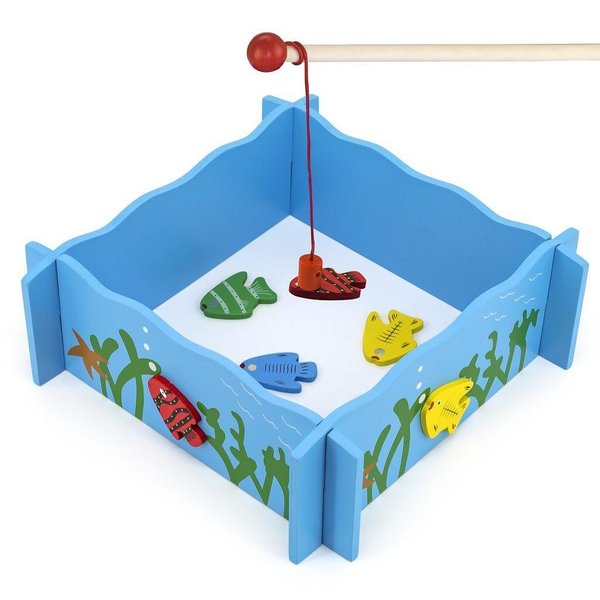 Детска риболовна играчка от Viga Toys, дървена играчка за развитие на въображението, на цена 21.93 лв  

6