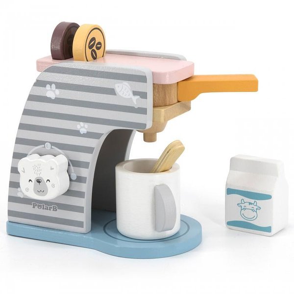 Детска дървена кафе машина за игра, аксесоар за кухня, от Viga Toys, снимка  

9.