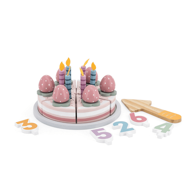 Детска дървена торта за игра, Viga Toys, образователна

19
