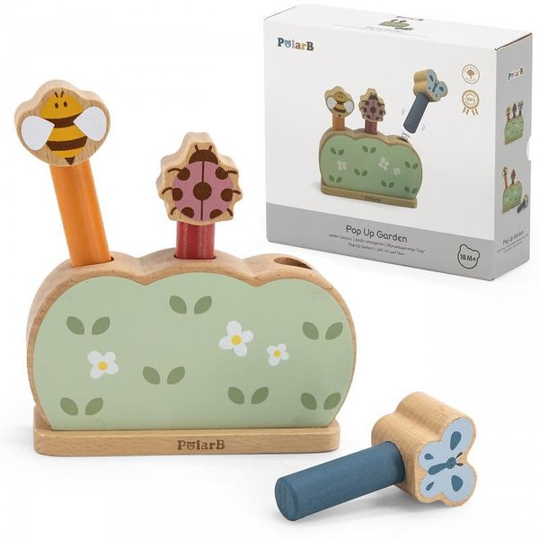 Дървена играчка с насекоми за скачане от Viga Toys, развива фината моторика на децата

9.
