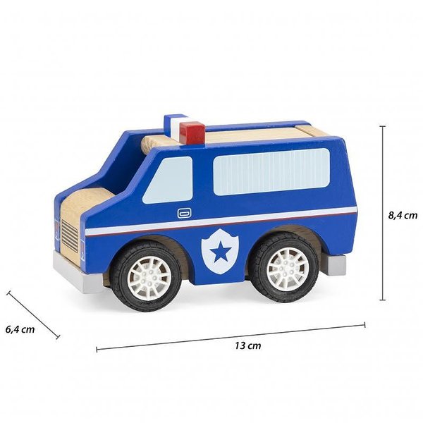 Снимка на Дървена играчка полицейска кола от Viga toys, Viga toys, цена 13.24 лв