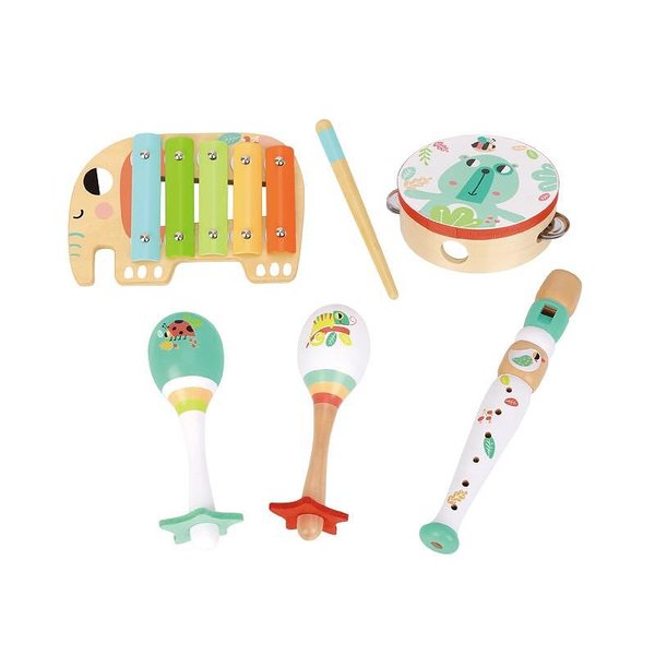 Цветен детски музикален комплект Tooky toy