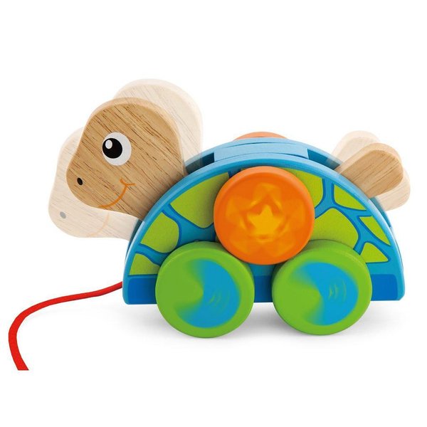 Детска дървена играчка за дърпане Костенурка от Viga toys  

20