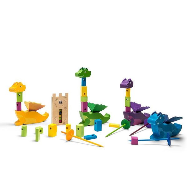 Детска конструктивна игра Дракони, модел BS Toys, за развитие на сръчност и въображение, цена 35.23 лв  

7