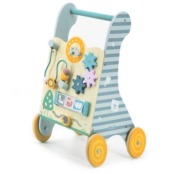 Детска дървена проходилка и Бизи борд Polar B Viga toys  

15